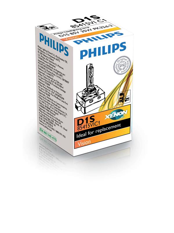 XENON BULB PHILIPS D1S Vision 85415VIC1 C1