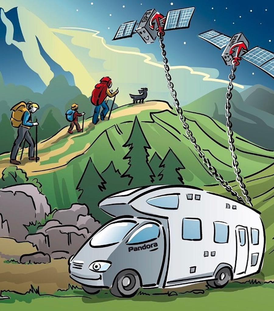 CAMPER ALARM PANDORA CAMPER PRO v2 GSM/GPS