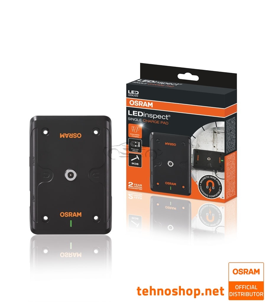 MAGNETIC WIRELESS CHARGER OSRAM LEDinspect SINGLE CHARGE PAD LEDIL423