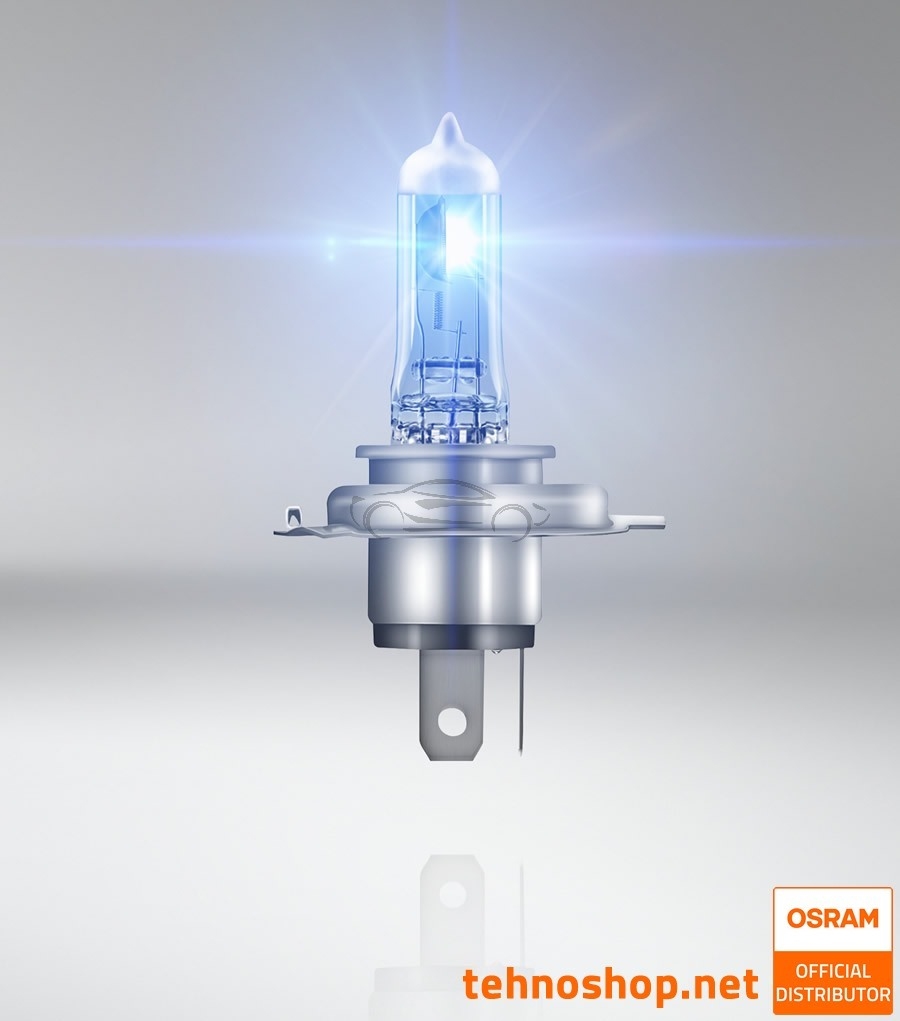 HALOGEN BULB OSRAM H4 64193CBN-1BL COOL BLUE INTENSE 60/55W 12V P43t 1BL