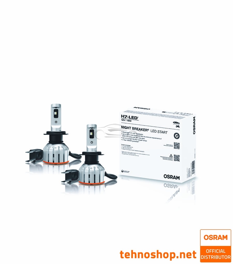 LED BULBS OSRAM NIGHT BREAKER START H7 64210DWNBST-2FB 12V PX26d 2FB