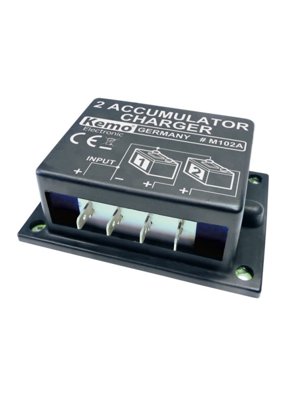 POLNILNIK ZA DRUGI AKUMULATOR KEMO M102A 6 - 24 V/DC