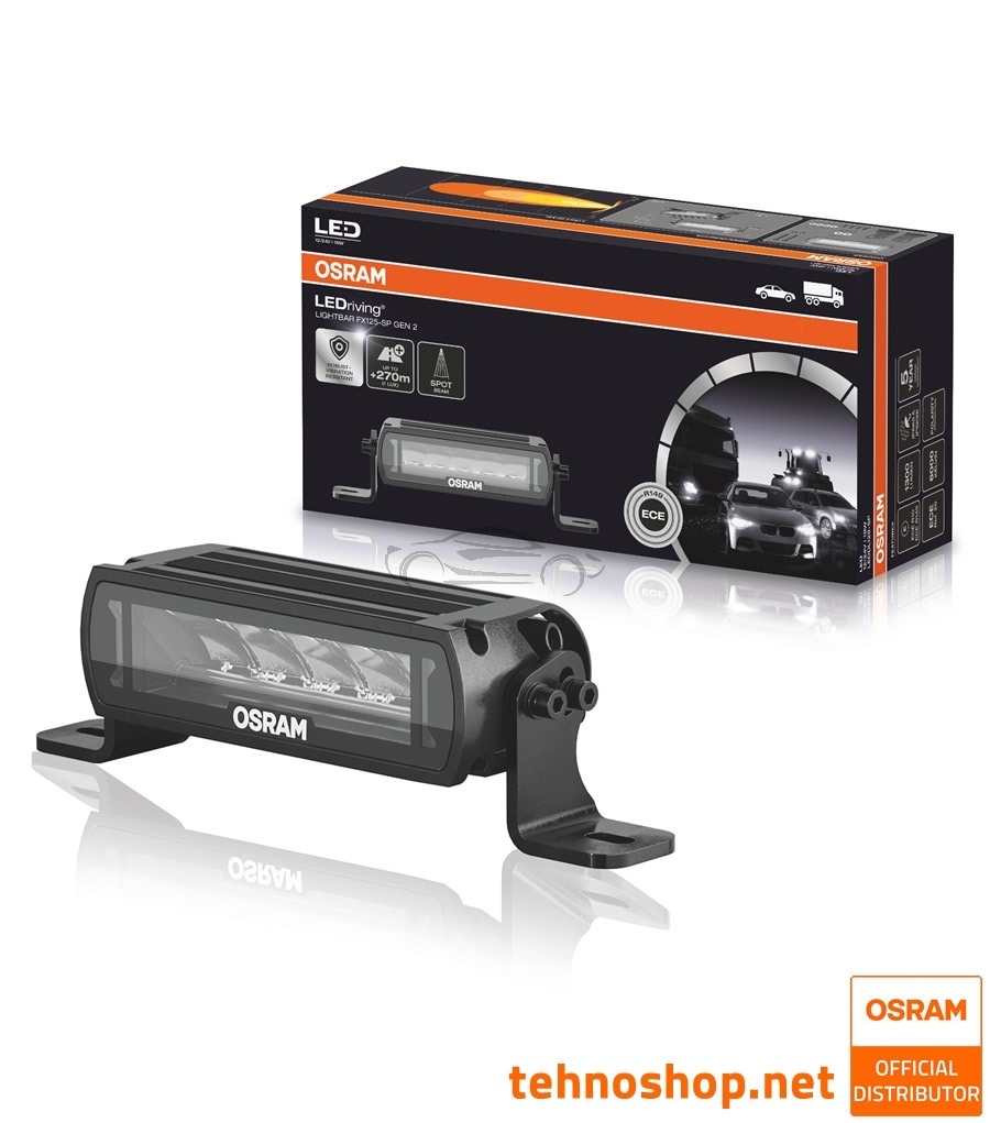 LED DRIVING LIGHT OSRAM LEDriving® LIGHTBAR 18W 12/24V FX125-SP GEN2 LEDDL128-SP