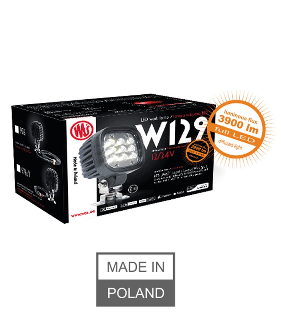 LED DELOVNA LUČ W129 12/24V 44W 3900lm 5000K ECE