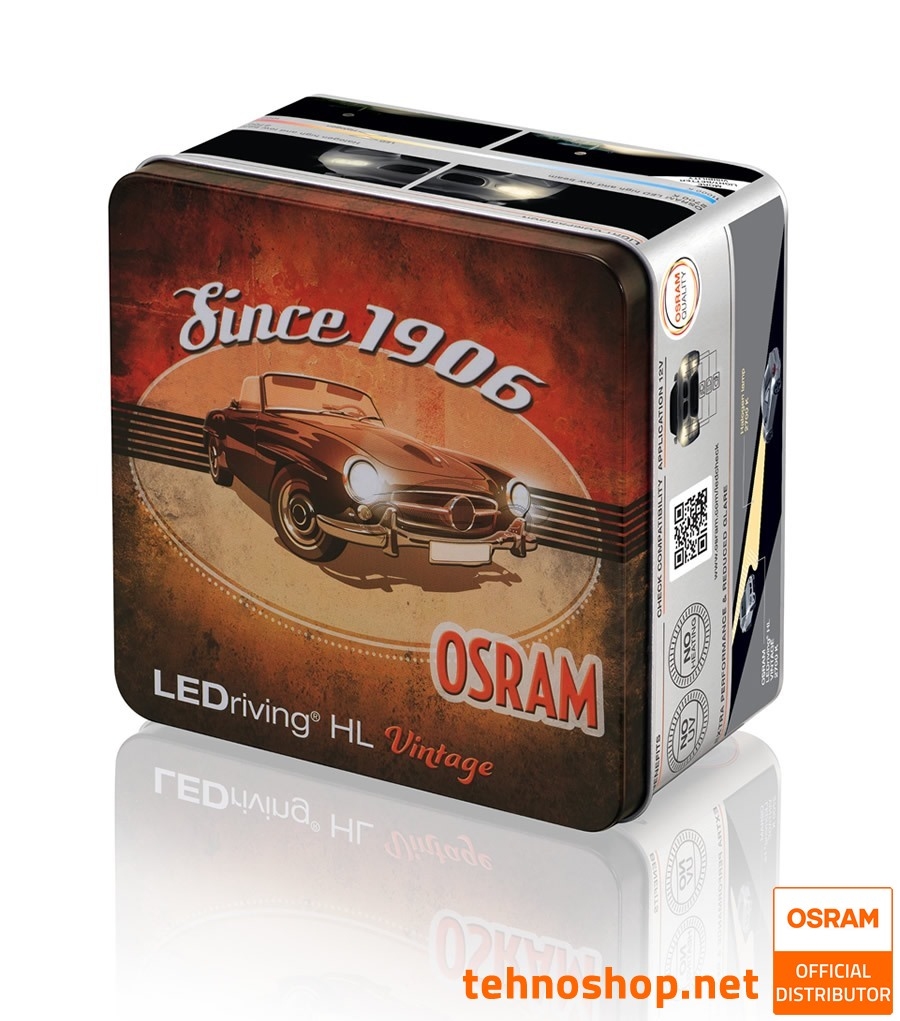 LED BULB SET OSRAM H7 LEDriving® HL VINTAGE 12V 18W 64210DWVNT-2MB