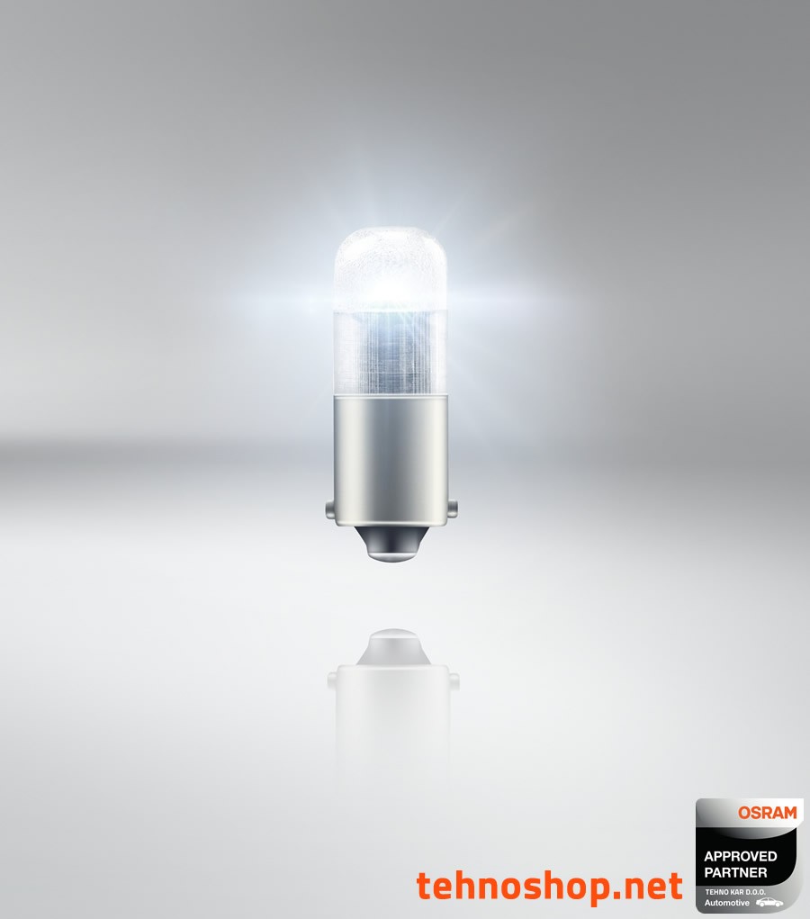 BULB OSRAM LED T4W LEDriving® SL 12V 0,8W 3893DWP-2BL BA9s 2BL