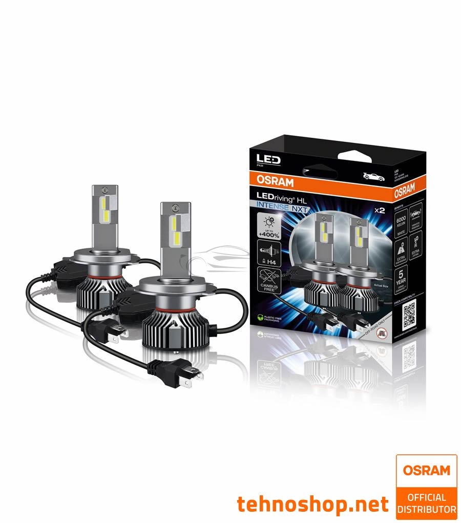 LED ŽARNICE H4 OSRAM LEDriving HL INTENSE NEXT 64193DWINN-2HB 12V P43t 2HB