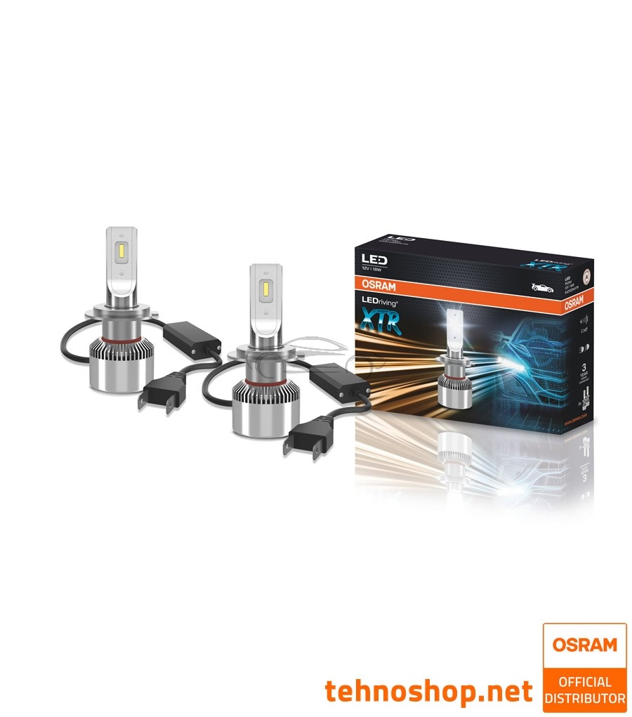 LED HEADLIGHT BULB OSRAM LEDriving® XTR H7 64210DWXTR LED 12V PX26d FS2