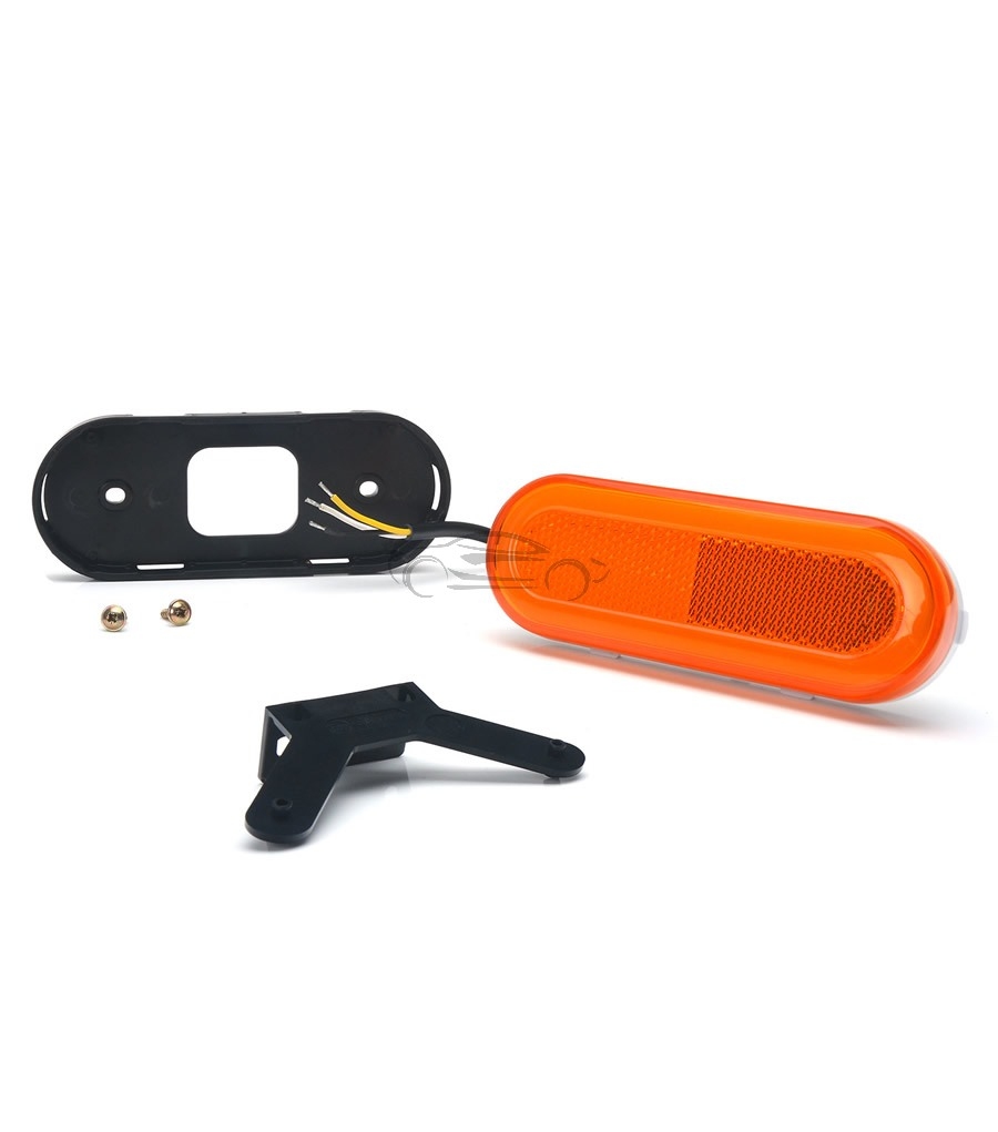 LED POZICIJSKA LUČ W198 NEON ORANŽNA 12/24V IP68 ECE