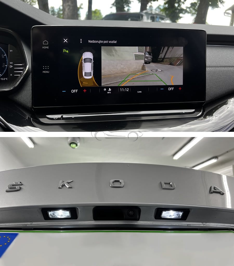 SET VZVRATNE KAMERE ORIGINAL OEM OCTAVIA MK4