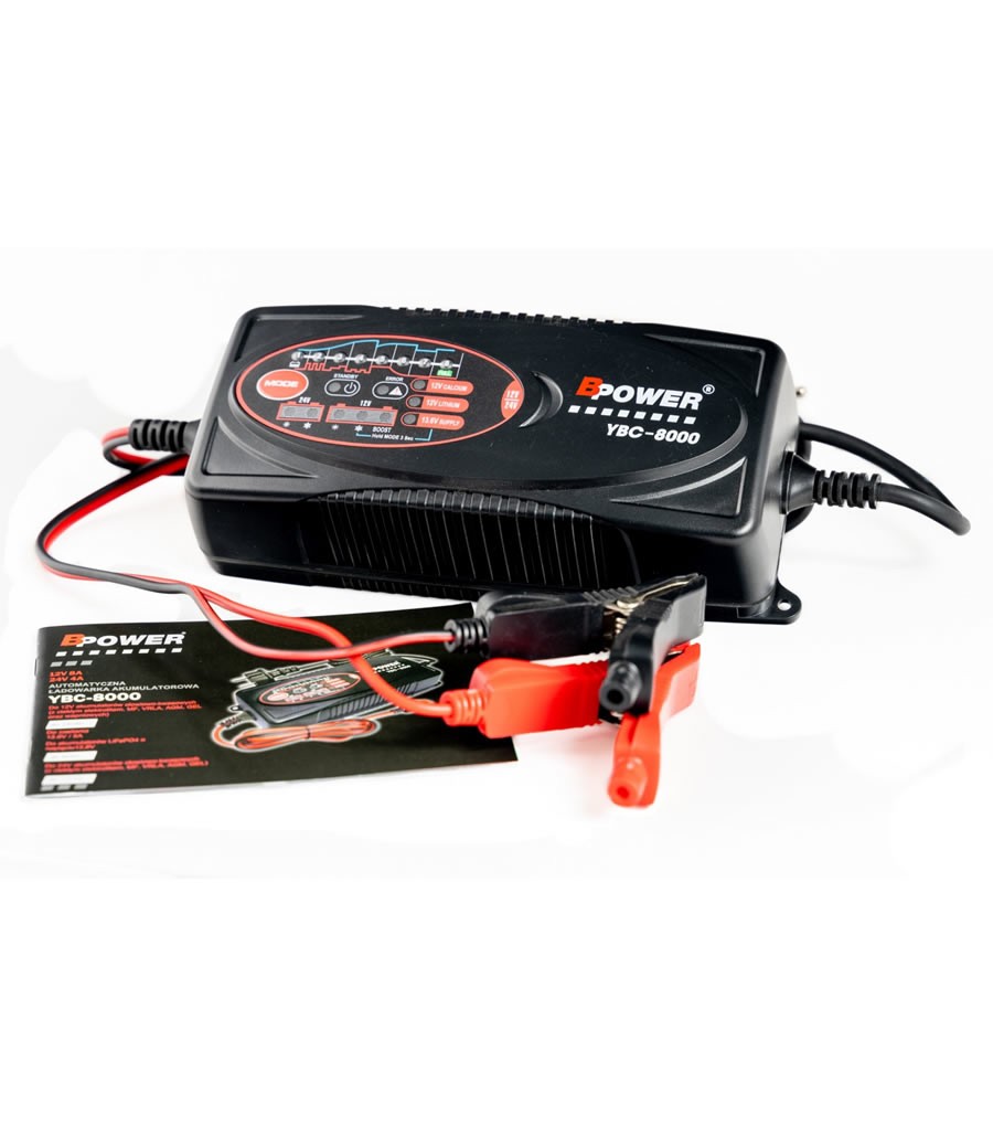BATTERY CHARGER BPOWER YBC-8000 12V/24V 8A