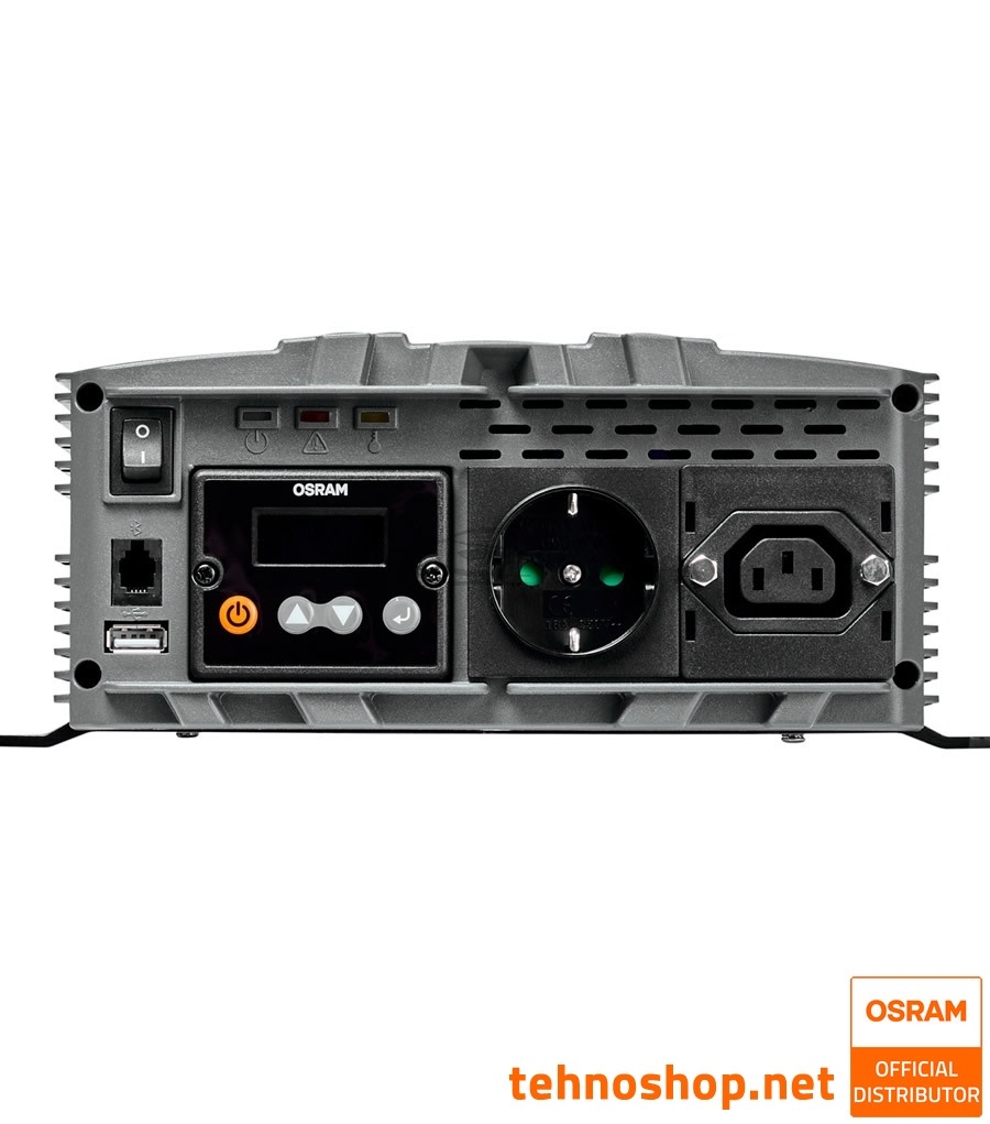 INVERTER OSRAM POWERinvert PRO 12V DC - 230V AC 1000W RCD OEINVPAR10