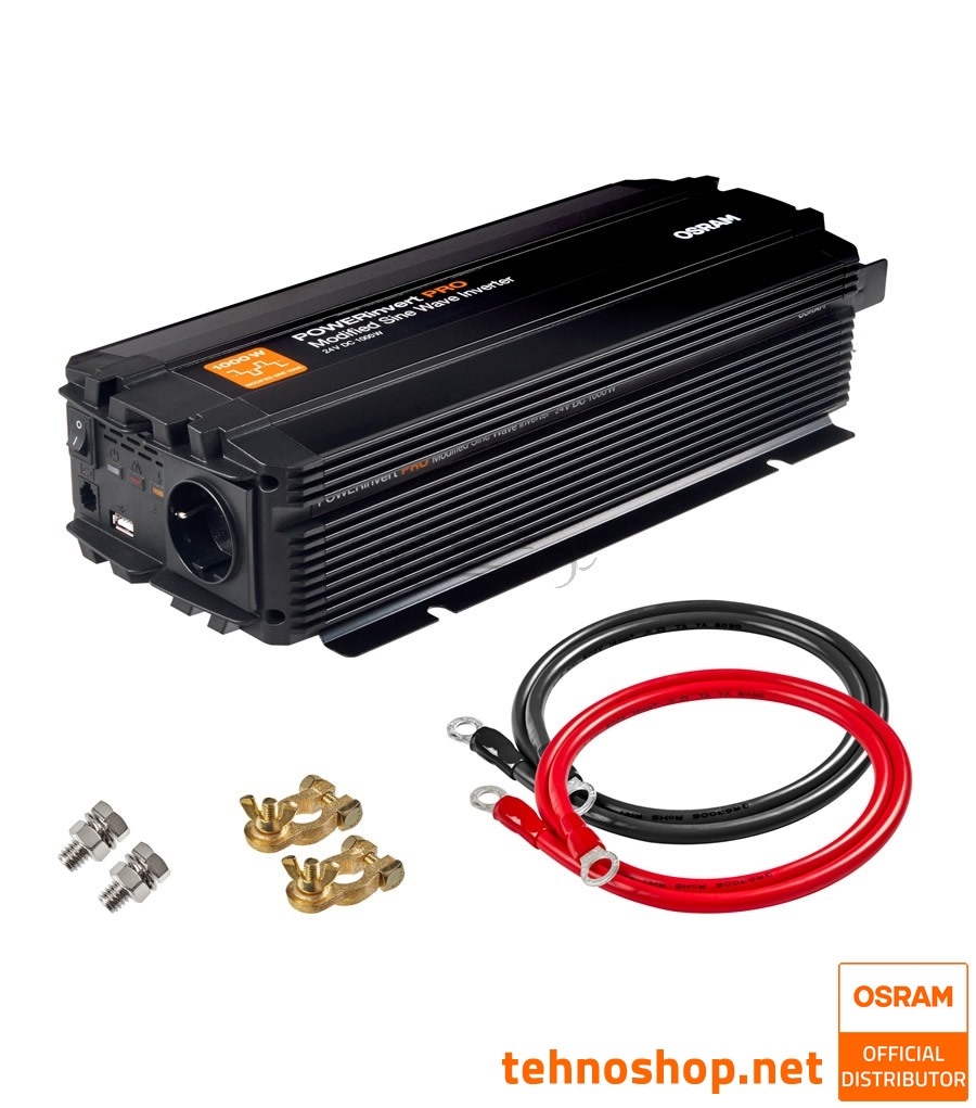 INVERTER OSRAM POWERinvert PRO 24V DC - 230V AC 1000W OEINVMB10