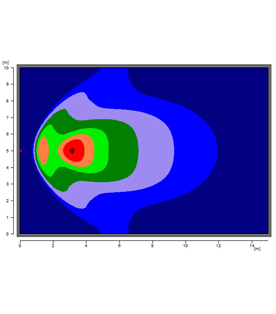 LED DELOVNA LUČ W129 12/24V 44W 3900lm 5000K ECE