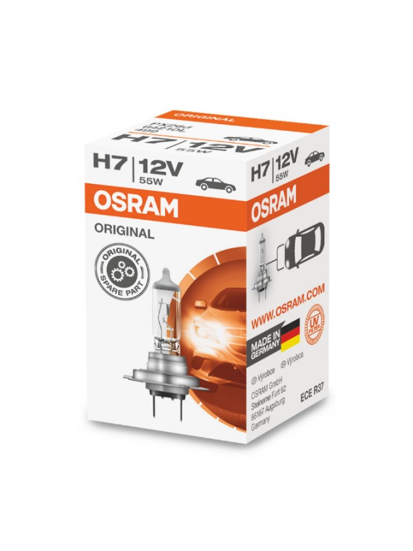 ŽARNICA OSRAM HALOGEN H7 ORIGINAL 64210L LONG LIFE 55W 12V PX26d FS1