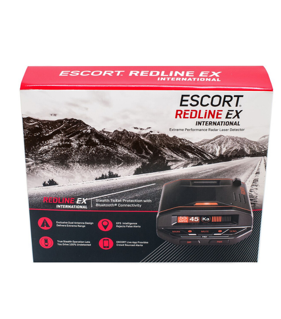 ESCORT RedLine EX radar detector.
Neizsledljiv ESCORT RedLine EX EURO PROFESIONALNI RADAR DETEKTOR skoraj brez lažnih alarmov.
Radar detektor ESCORT RedLine EX EURO odkriva tudi radar GATSO RT4 in MultaRadarje CD/CT.