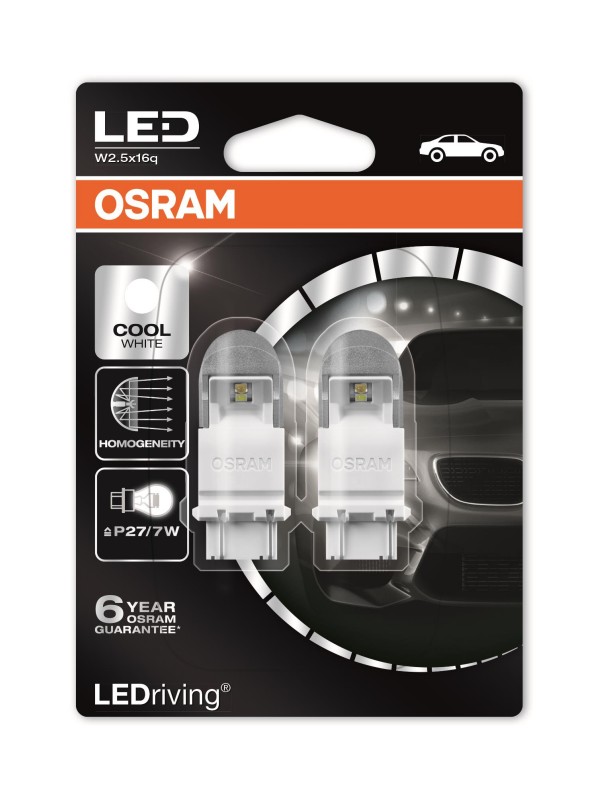 ŽARNICA OSRAM LED P27/7W 3557CW-02B 2W 12V W2.5X16Q BLI2