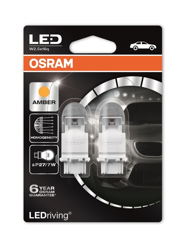 ŽARNICA OSRAM LED P27/7W 3557YE-02B 2W 12V W2.5X16Q BLI2