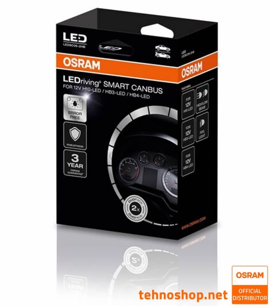 DEKODER OSRAM SMART CANBUS ZA LED H10/HB3/HB4 LEDriving LEDSC06-2HB