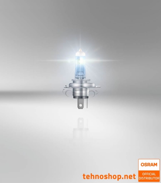 HALOGEN BULB OSRAM H4 NIGHT BREAKER +220% 64193NB220 60/55W P43t FS1