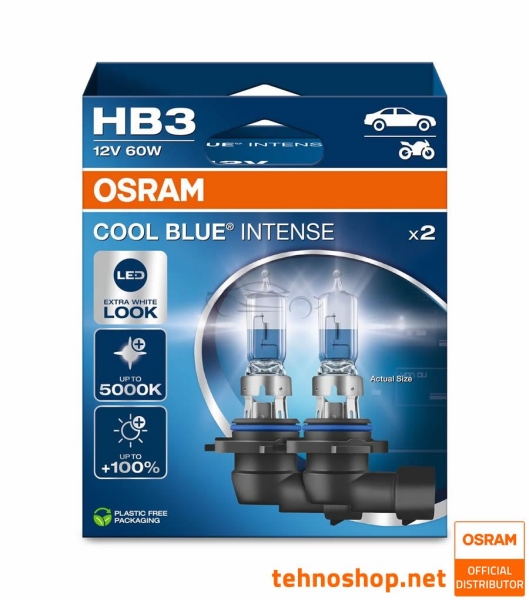 ŽARNICA OSRAM HALOGEN HB3 9005CBN-2HB COOL BLUE INTENSE 60W 12V P20d 2HB