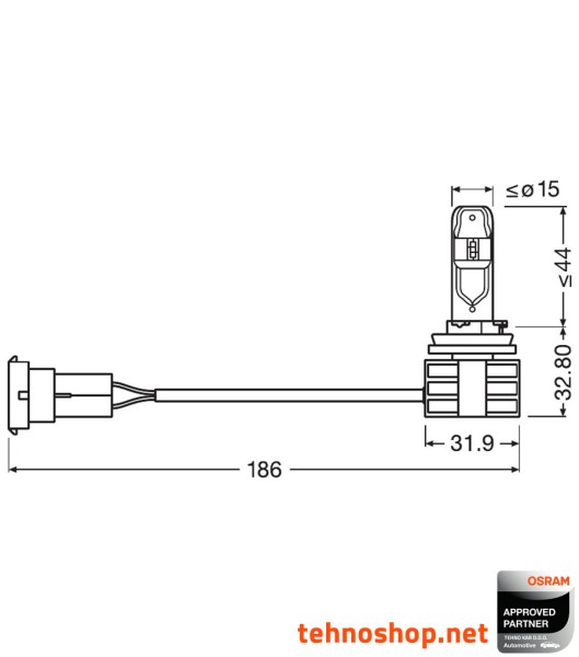 Kit ampoules LED Osram H11 LEDriving HL Gen2