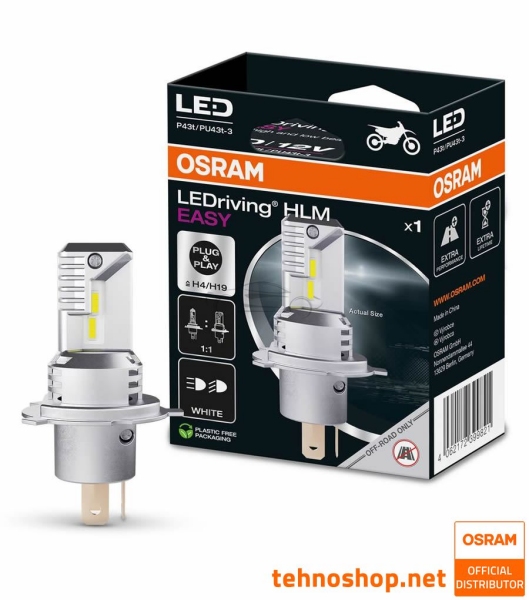 LED BULB H4 OSRAM LEDriving® HL EASY 64193DWESY-1HB 12V P43t 1HB