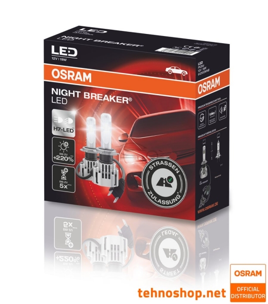 OSRAM NIGHT BREAKER H7-LED (2er Set) 64210DWNB günstig online kaufen