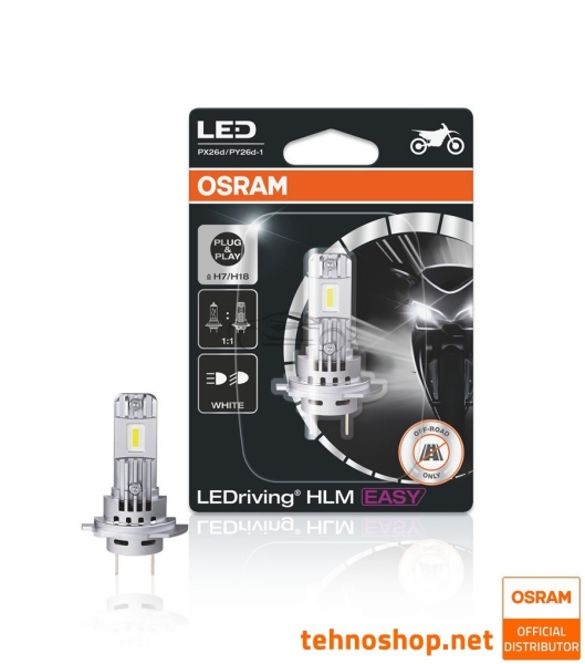 LED HEADLIGHT BULB OSRAM LEDriving® HLT H7 64215DWS LED 18W 24V PX26d FS2
