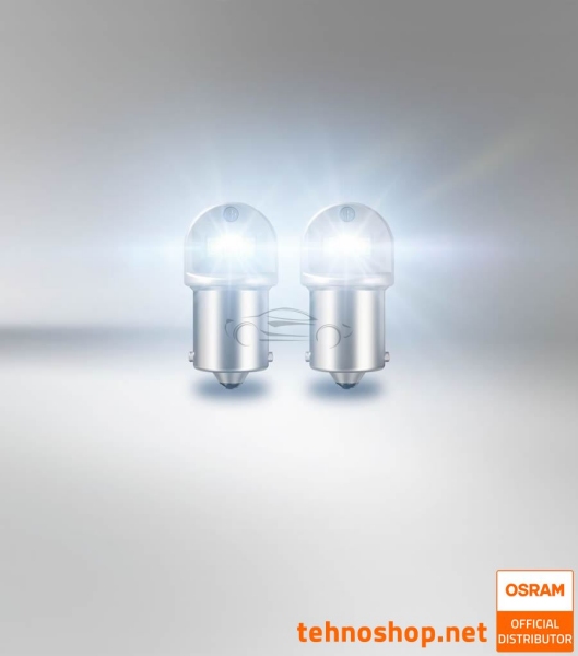 BULB OSRAM LED R10W LEDriving SL 12V 1,2W 5008DWP-02B BA15s BLI2