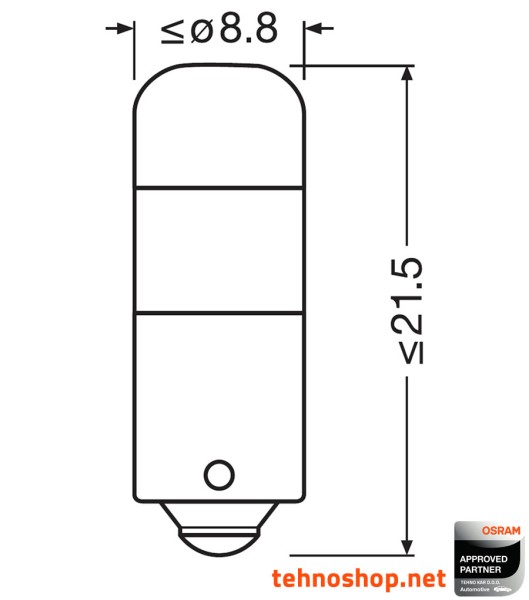 2x Ampoule 12V BA9S LED T4W intérieur voiture compteur tableau de bord moto  scooter (idem OSRAM 3850WW-02B) - CYCLINGCOLORS