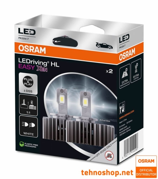 LED BULBS D5S OSRAM LEDriving HL EASY 66540DWESY-2HB 12V 50W PK32d-7 2HB