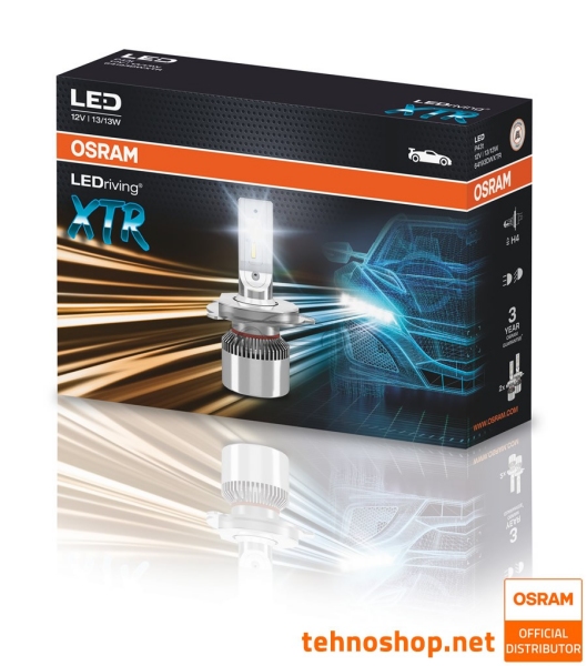 Комплект 2 бр. LED крушки за фар Osram H4 LEDriving HL New