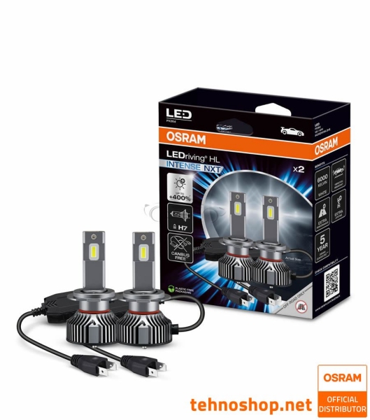 LED ŽARNICE H7 OSRAM LEDriving HL INTENSE NEXT 64210DWINN-2HB 12V PX26d 2HB