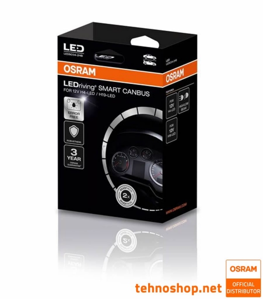 OSRAM SMART CANBUS DECODER FOR LED H4/H19 NIGHT BREAKER LED LEDSC04-2HB