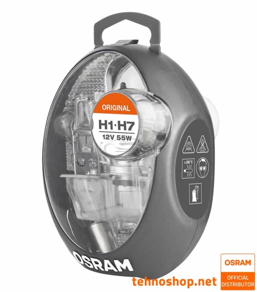 SET REZERVNIH ŽARNIC OSRAM SET CLK H1/H7 12V