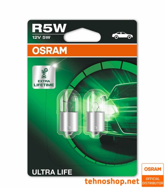 ŽARNICA OSRAM R5W 5007ULT-02B ULTRALIFE 12V BA15s BLI2