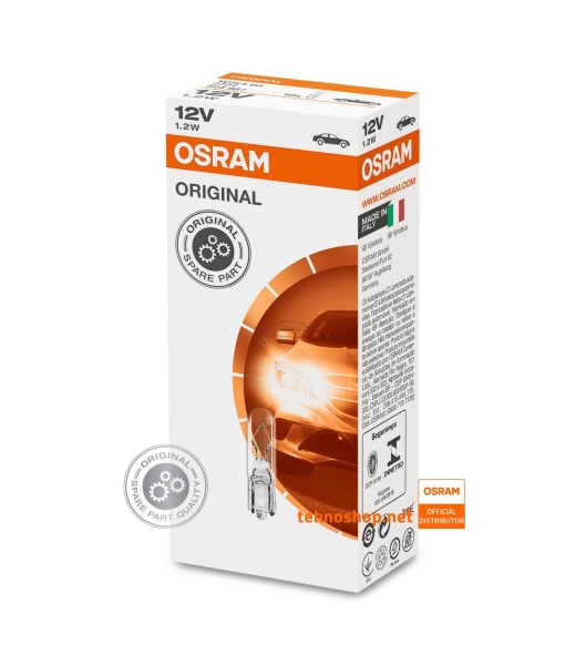 ŽARNICA OSRAM W1.2W 2721 T5 12V W2X4.6D UNV1