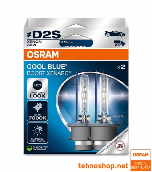 ŽARNICA OSRAM XENON D2S 66240CBB-2HB COOL BLUE BOOST 35W P32D-2 2HB