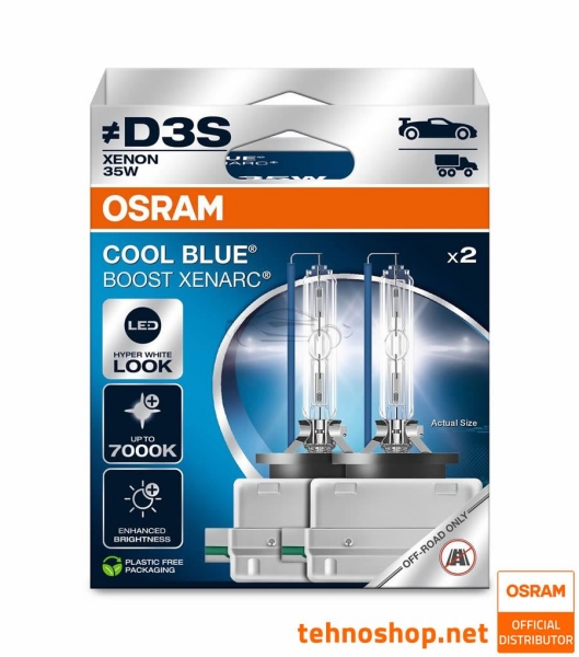 ŽARNICA OSRAM XENON D3S COOL BLUE BOOST 66340CBB-2HB 35W PK32d-5