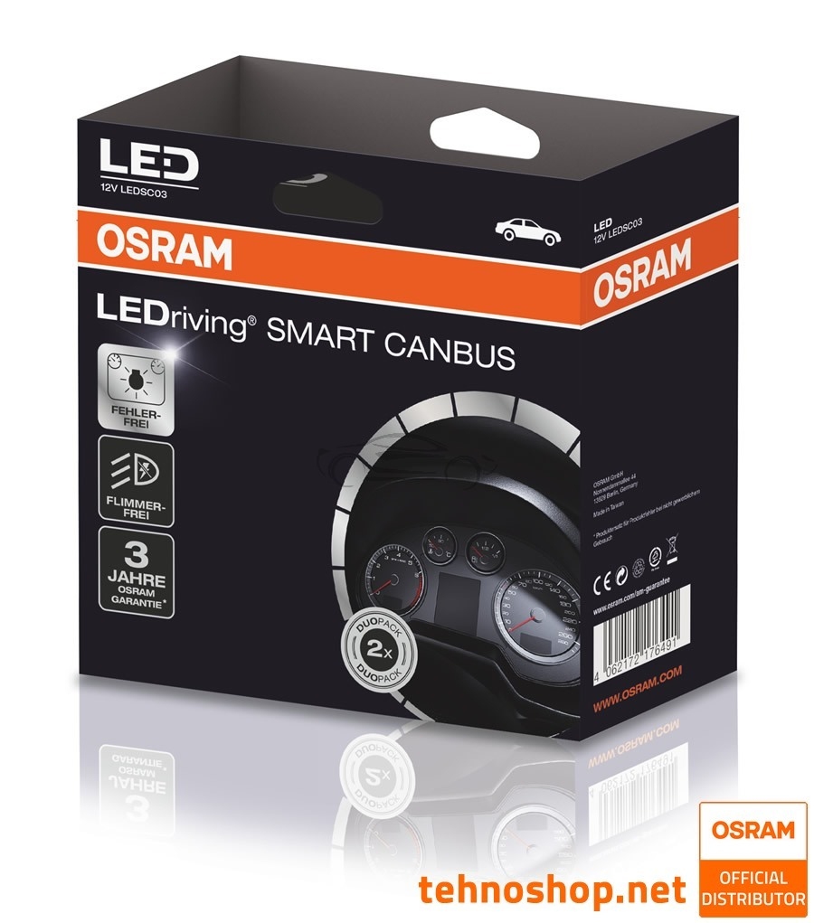 Osram LEDSC03-1 - Kits de Adaptadores Can-Bus H7 v3-1 para NIGHT BREAKER LED  (2 unidades)