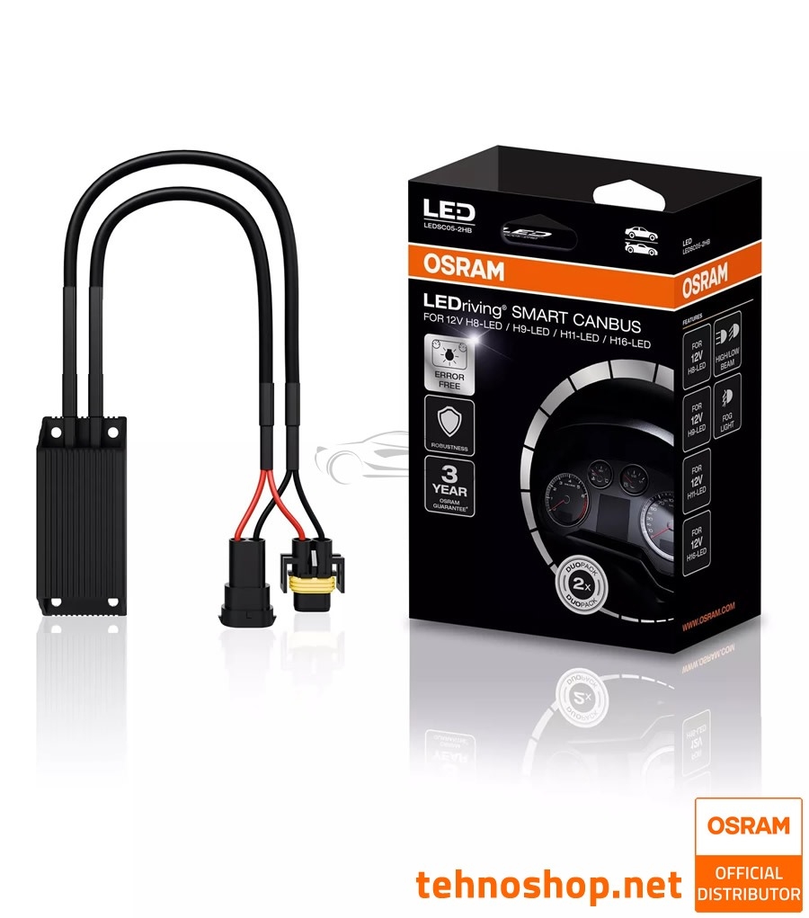 DEKODER OSRAM SMART CANBUS ZA LED H8/H9/H11/H16 LEDriving LEDSC05-2HB