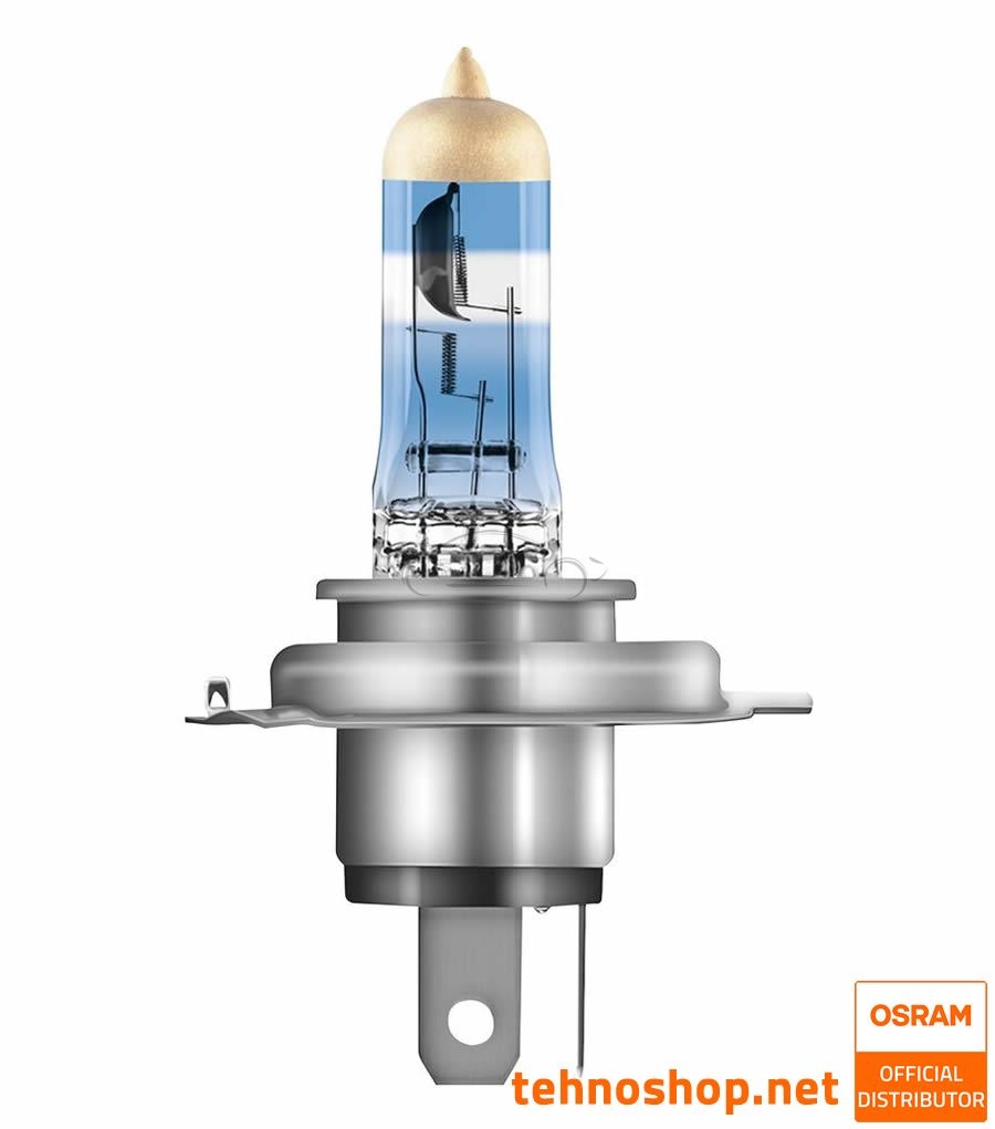 HALOGEN BULB OSRAM H4 NIGHT BREAKER +220% 64193NB220 60/55W P43t FS1