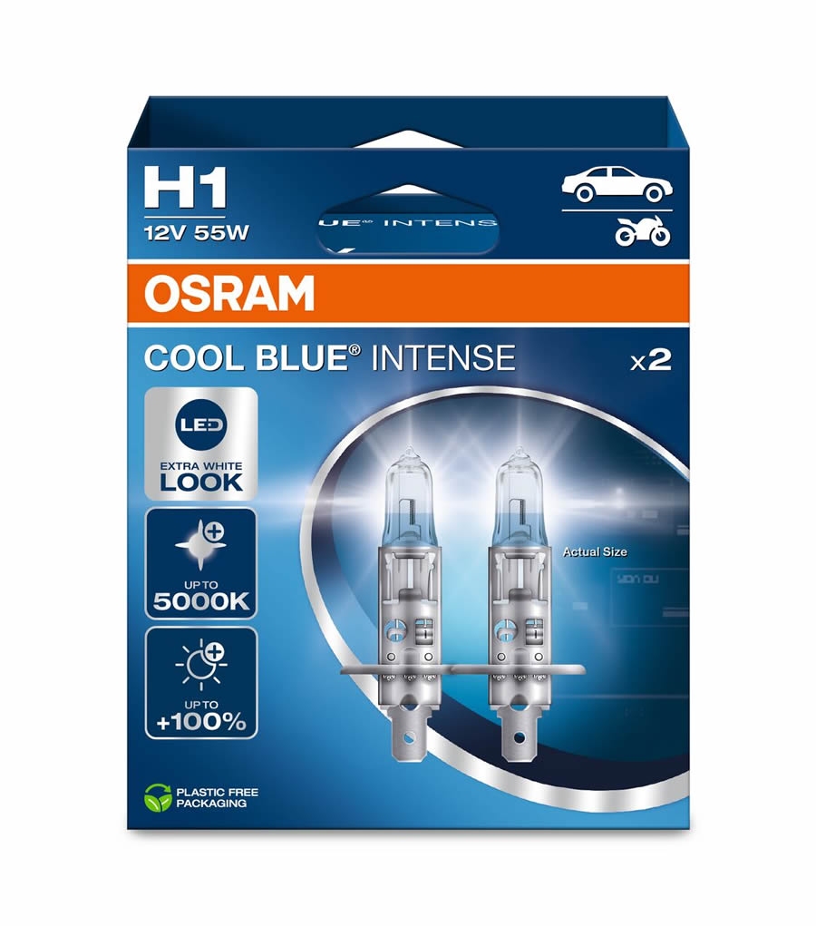 ŽARNICA OSRAM HALOGEN H1 64150CBN-2HB COOL BLUE INTENSE 55W 12V P14.5s 2HB