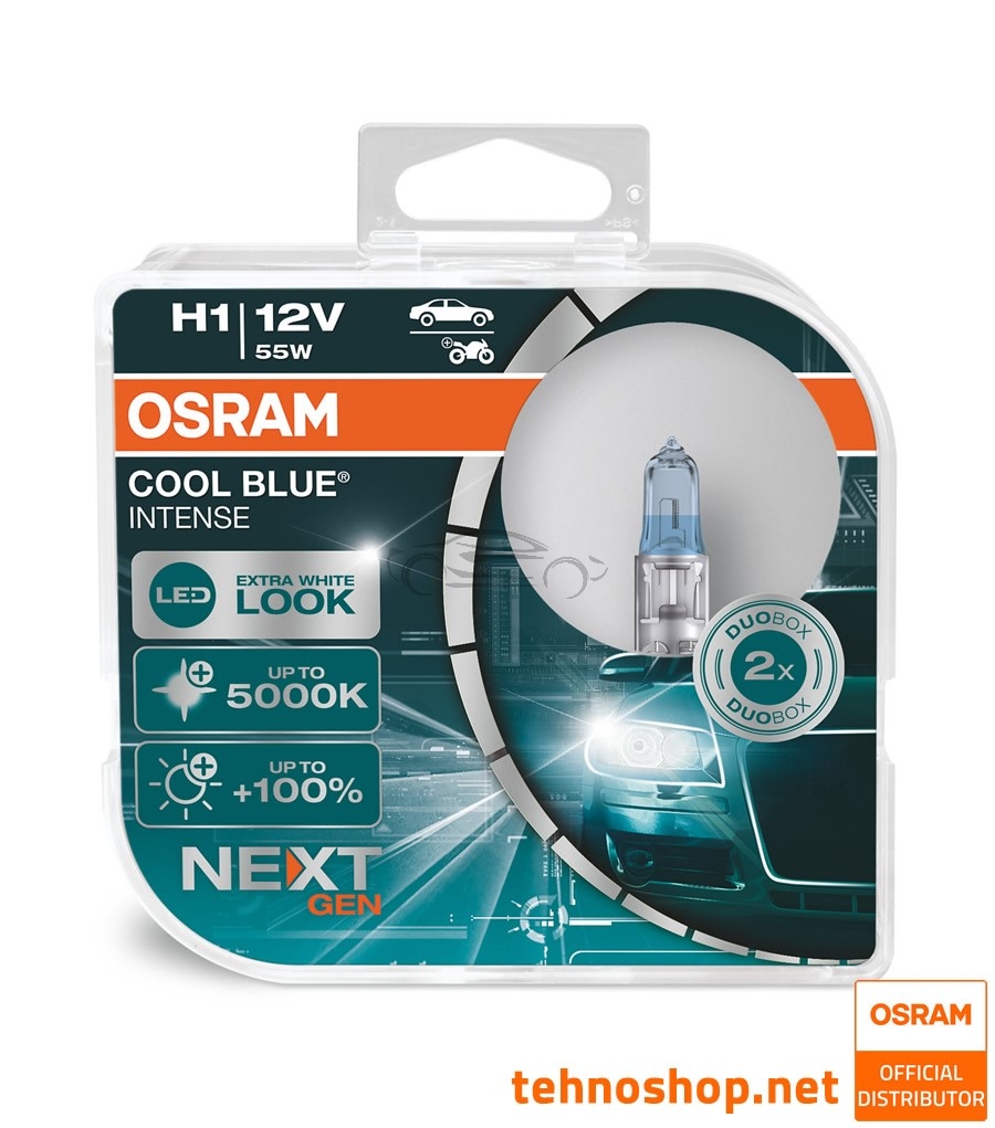 64150SUP OSRAM SUPER H1 12V 55W 3200K Halogen Glühlampe, Fernscheinwerfer