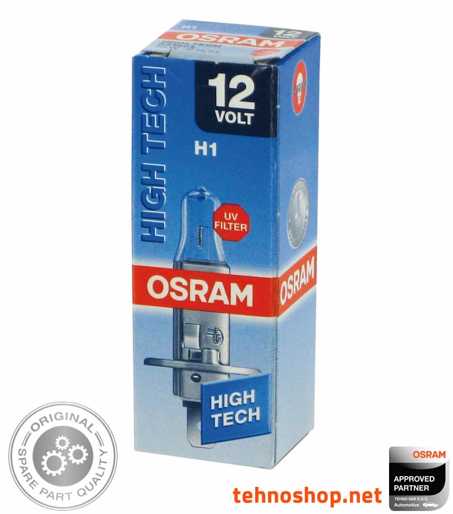 64150-01B OSRAM ORIGINAL LINE H1 Ampoule, projecteur longue portée H1 12V  55W P14.5s, 3200K, Halogène H1 ❱❱❱ prix et expérience
