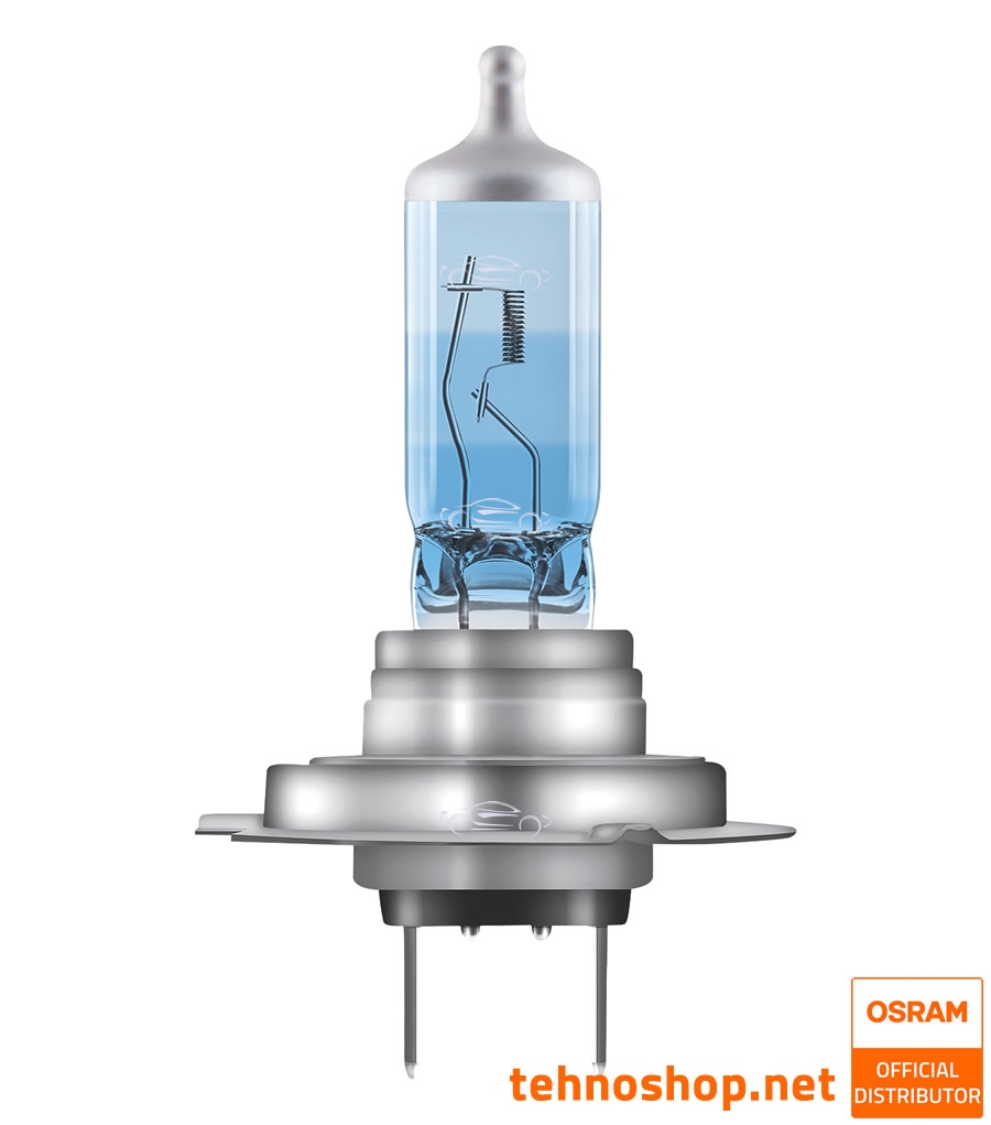 OSRAM COOL BLUE INTENSE H7, headlight bulb for halogen headlamps, xenon  effect for white light, 64210CBI-01B, 12 V passenger car, single blister (1