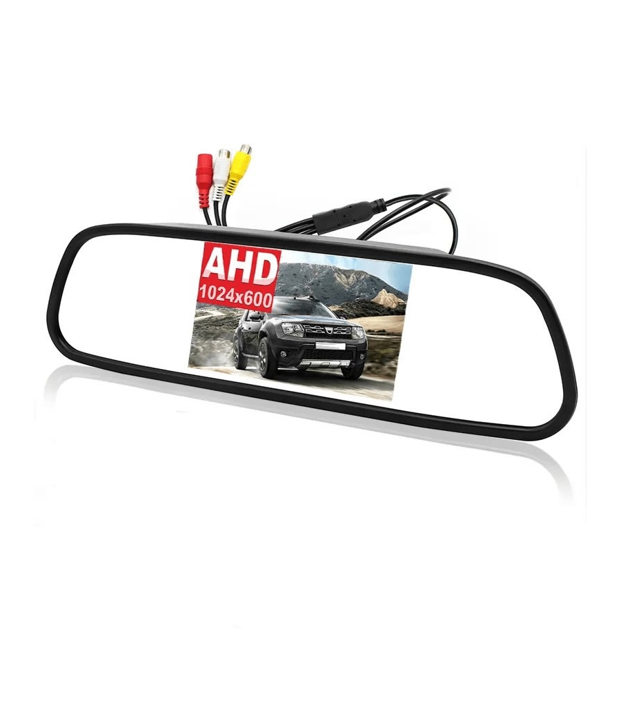 LCD DISPLAY 5-inch MONITOR AHD GYAHD500 IN REARVIEW MIRROR