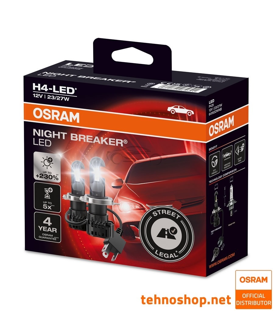 LED bulb OSRAM NIGHT BREAKER H7-LED