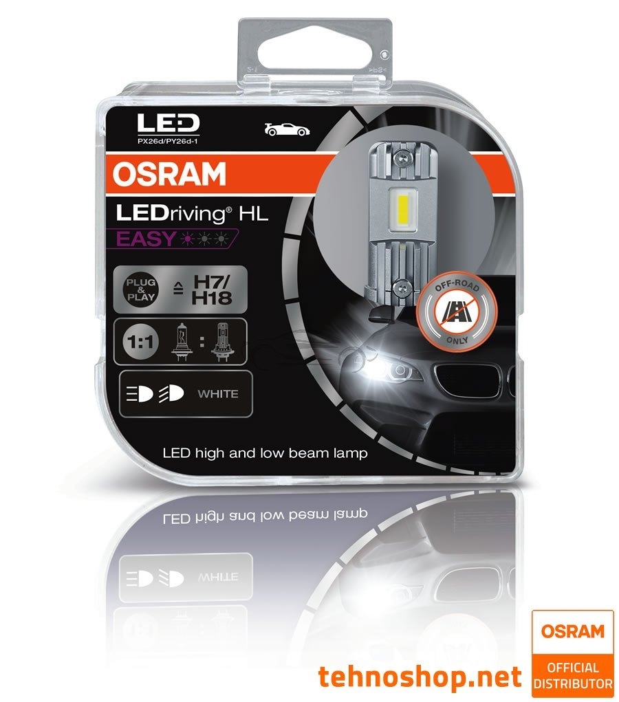 Osram H7 LED Headlight 12V25W H7 Headlight LED Super Bright LED Car Lamp  Light